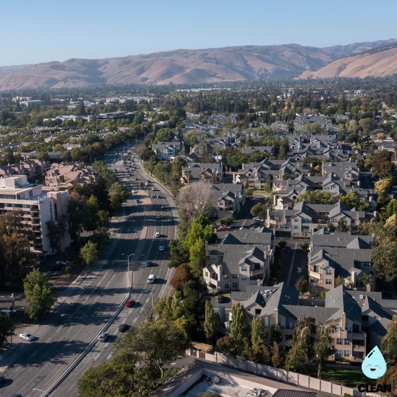 Ariel view of Fremont