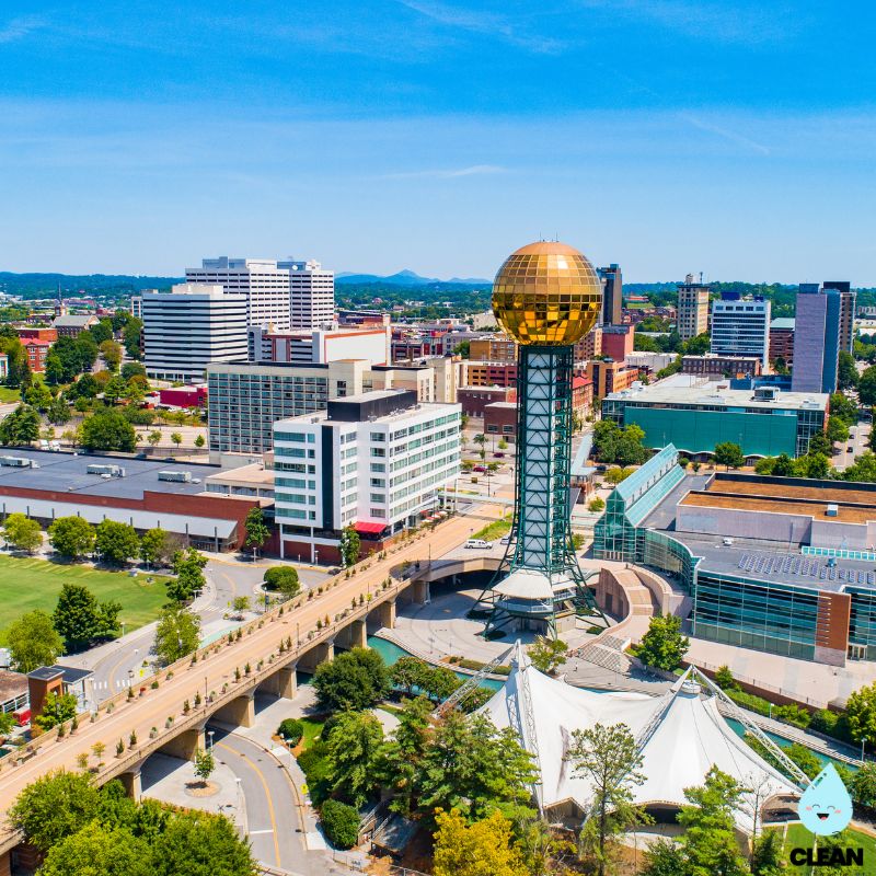 Knowville tower in city