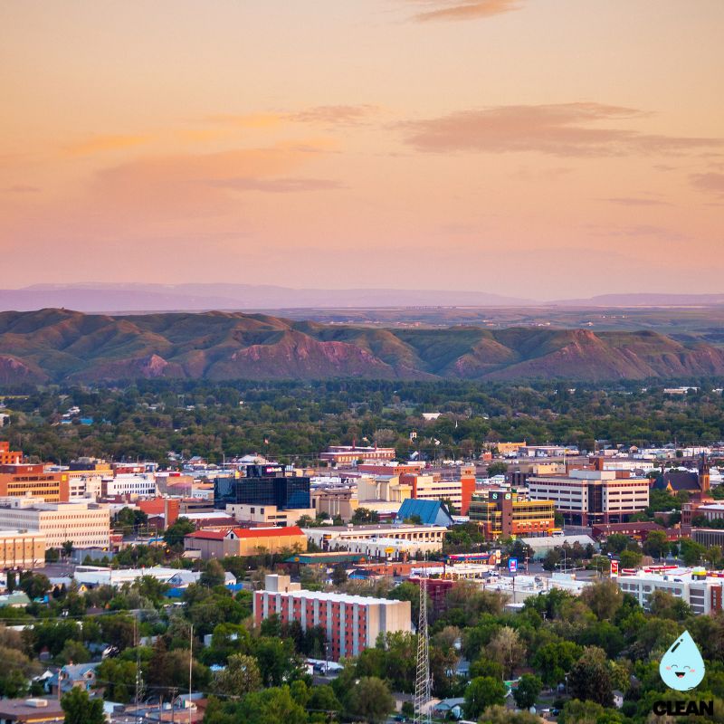 Montana view at dusk