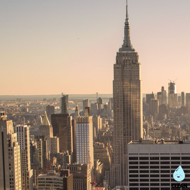 Empire State building and NYC Skyline
