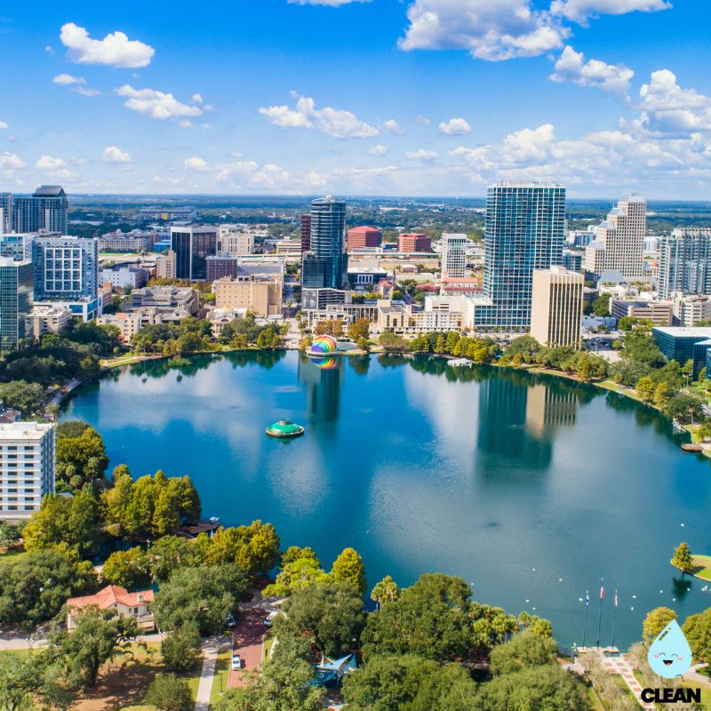 View of Orlando skyline