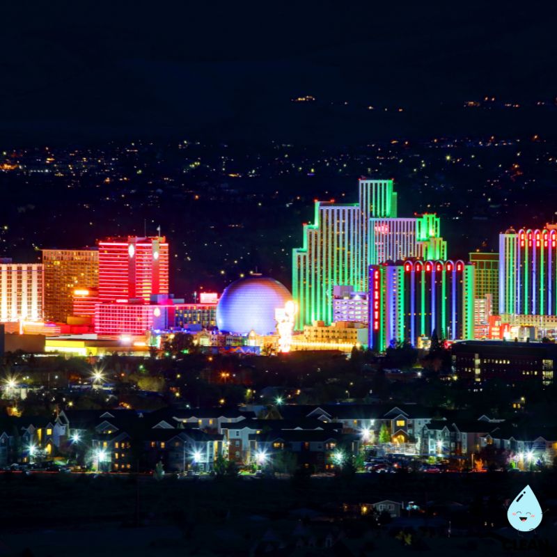 Reno Skyline at night