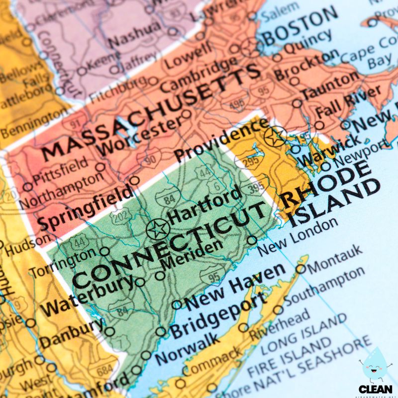 Connecticut map