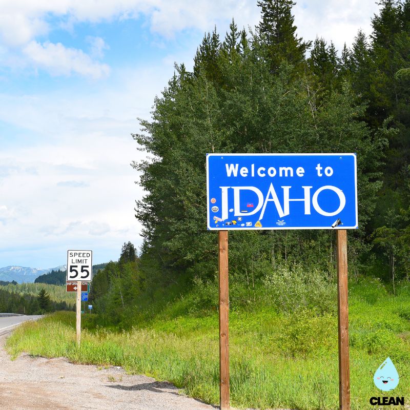 Idaho road sign