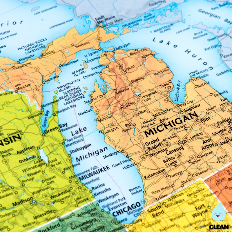 Michigan State Map