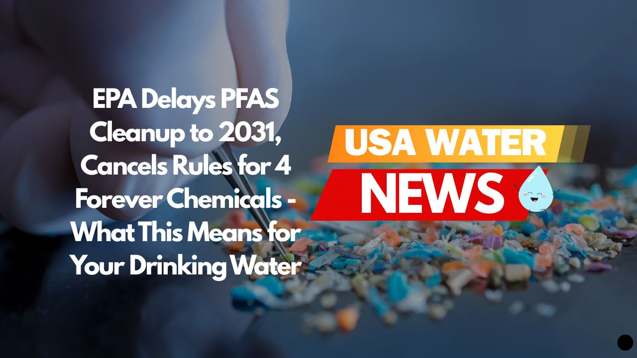 EPA Delays PFAS Cleanup to 2031, Cancels Rules for 4 Forever Chemicals – What This Means for Your Drinking Water