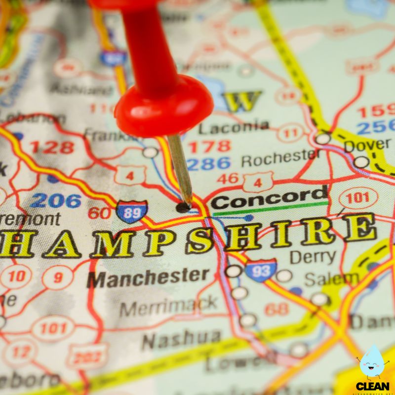 New Hampshire map