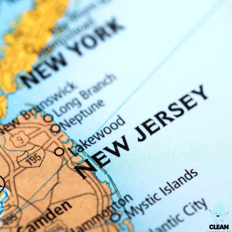 New Jersey state map