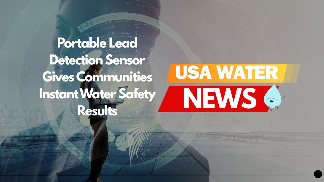 Portable Lead Detection Sensor Gives Communities Instant Water Safety Results