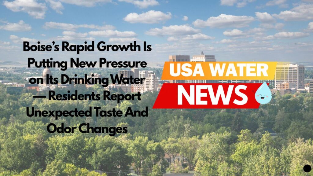 Boise’s Rapid Growth Is Putting New Pressure on Its Drinking Water — Residents Report Unexpected Taste And Odor Changes