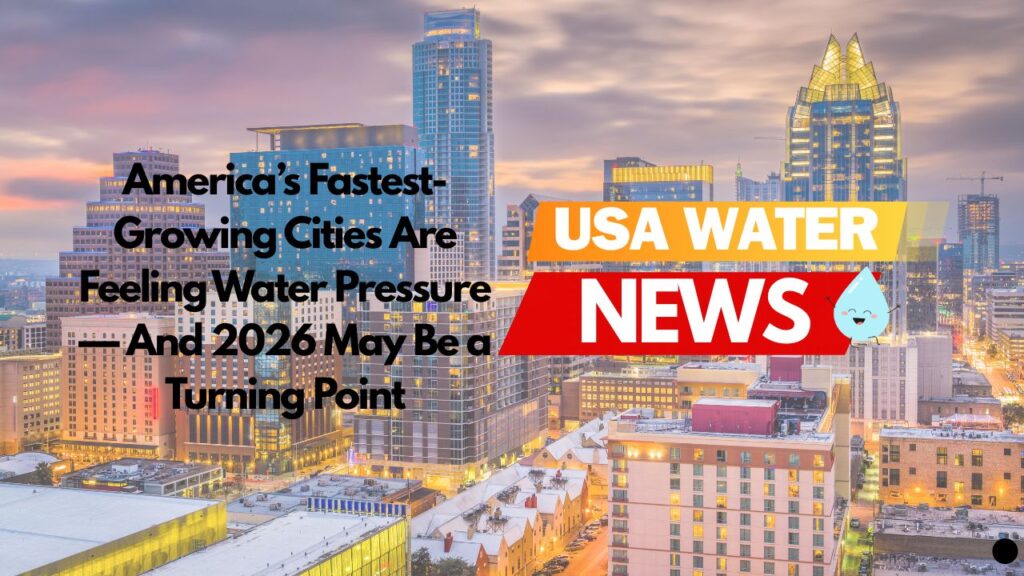 America’s Fastest-Growing Cities Are Feeling Water Pressure — And 2026 May Be a Turning Point