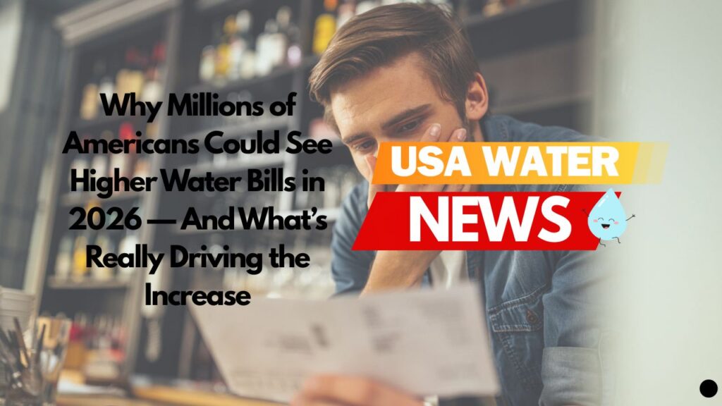 Why Millions of Americans Could See Higher Water Bills in 2026 — And What’s Really Driving the Increase