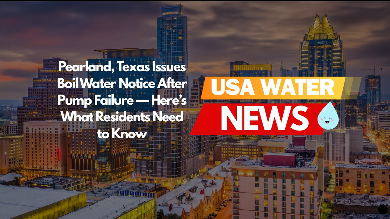 Pearland, Texas Issues Boil Water Notice After Pump Failure — Here’s What Residents Need to Know