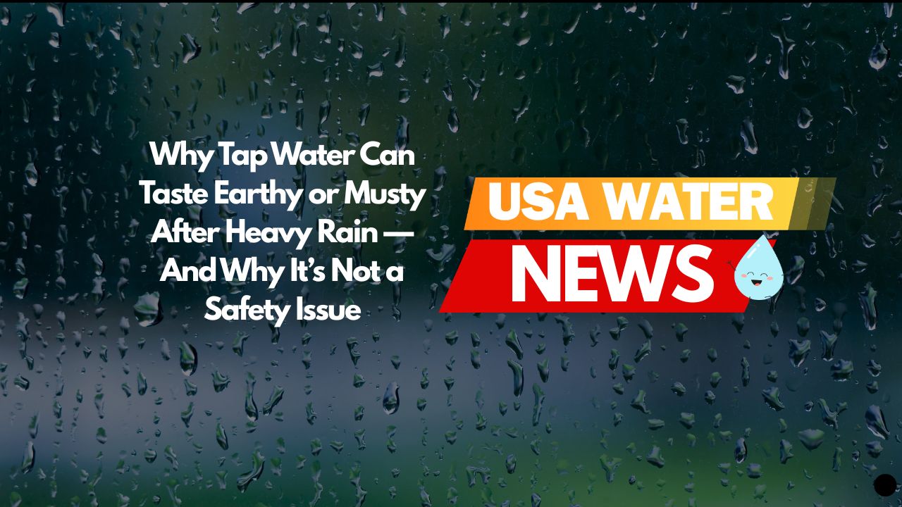 Why Tap Water Can Taste Earthy or Musty After Heavy Rain — And Why It’s Not a Safety Issue
